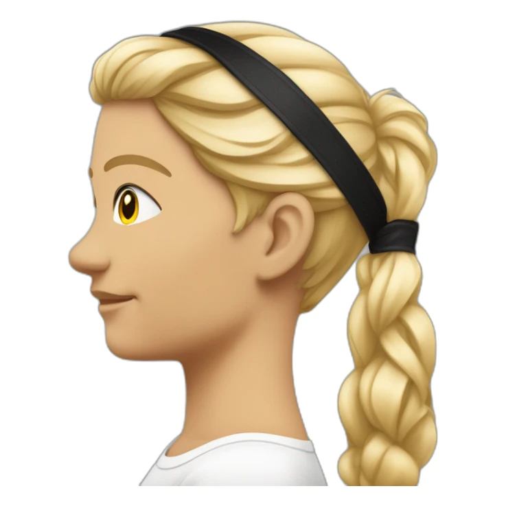 Drapeau profil gauche d’une tête noire dite tête de Maure, coiffée d’un bandeau blanc. sticker