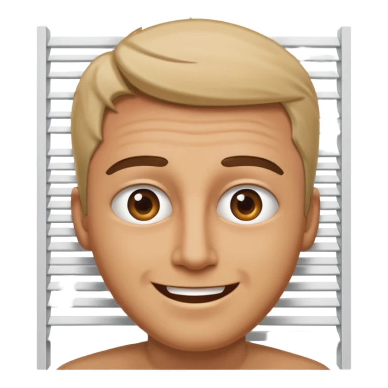 Male peeking through the blinds you can see his eyes sticker