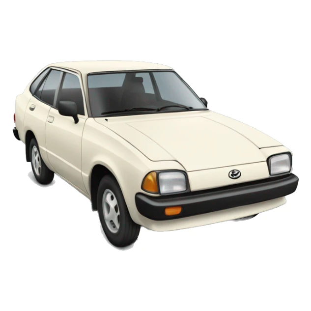 old toyota carolla with price tag sticker