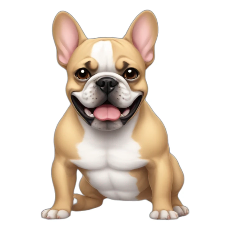 french bulldog mma sticker