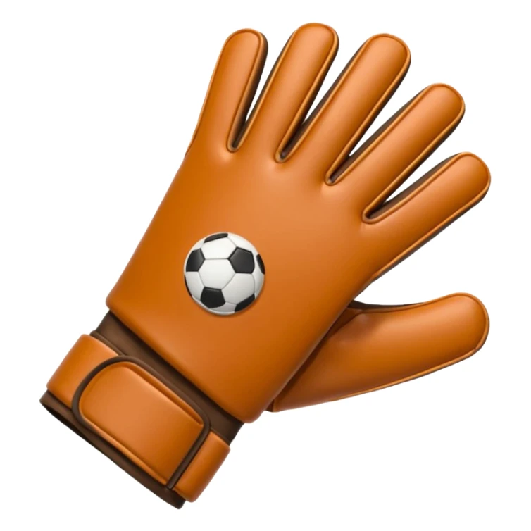 guantes de portero de futbol aplaudiendo sticker