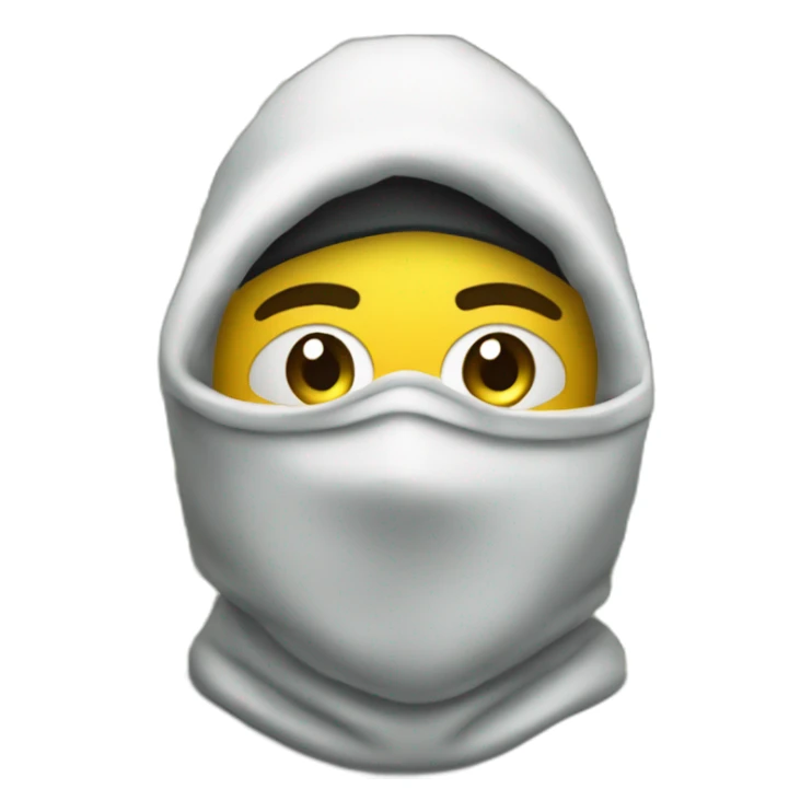 yeat rapper in a balaclava with a wad of money sticker