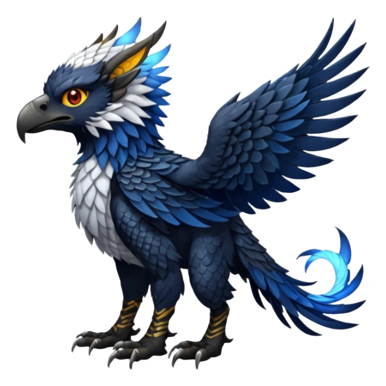 Fionbri-Vernid-Trico-Nargacuga-Gryphon-fusion, full body sticker