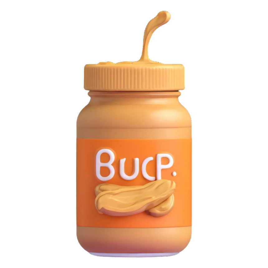 peanut butter sticker