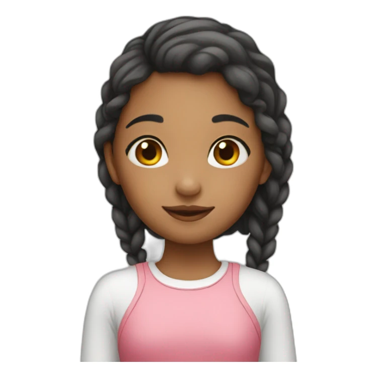 girl with heart sticker