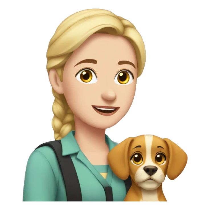 Sarah Buckley with Nala  sticker