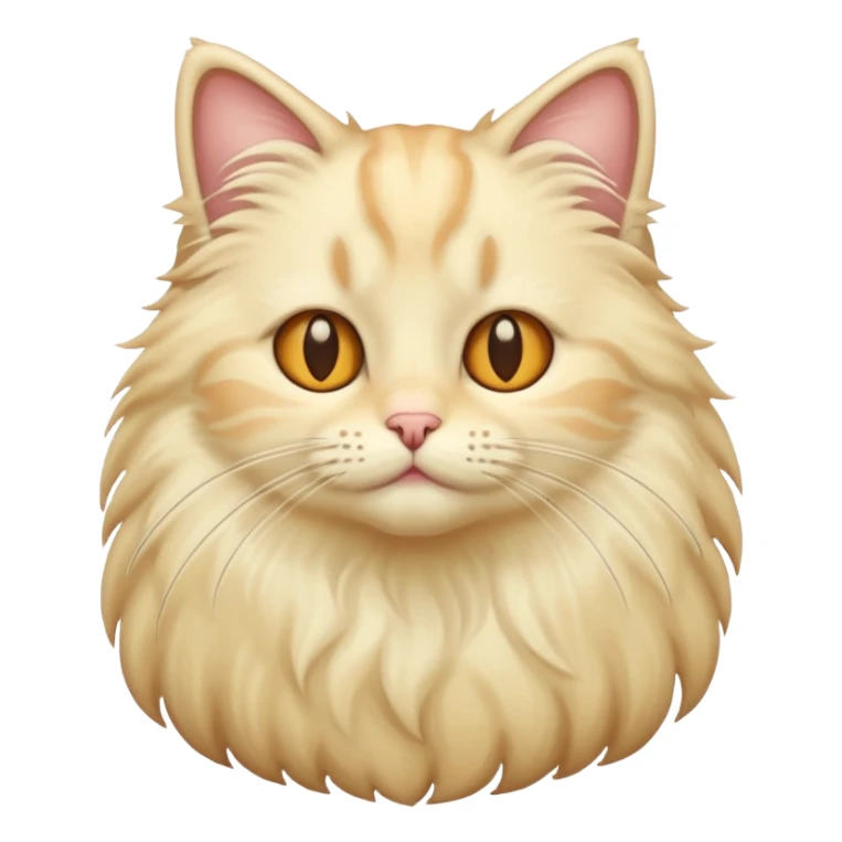 Cream animals sticker