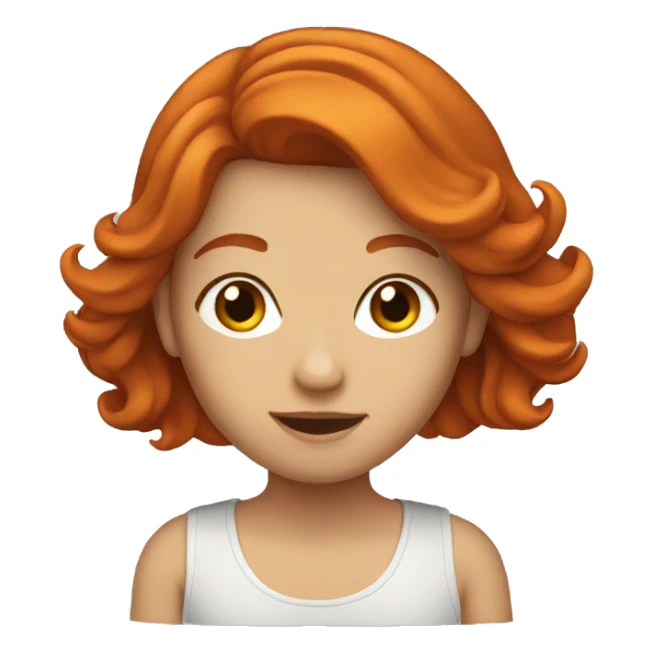 Redhead sticker