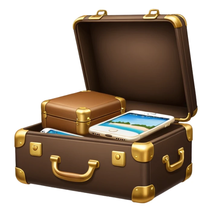 luxury travel items sticker