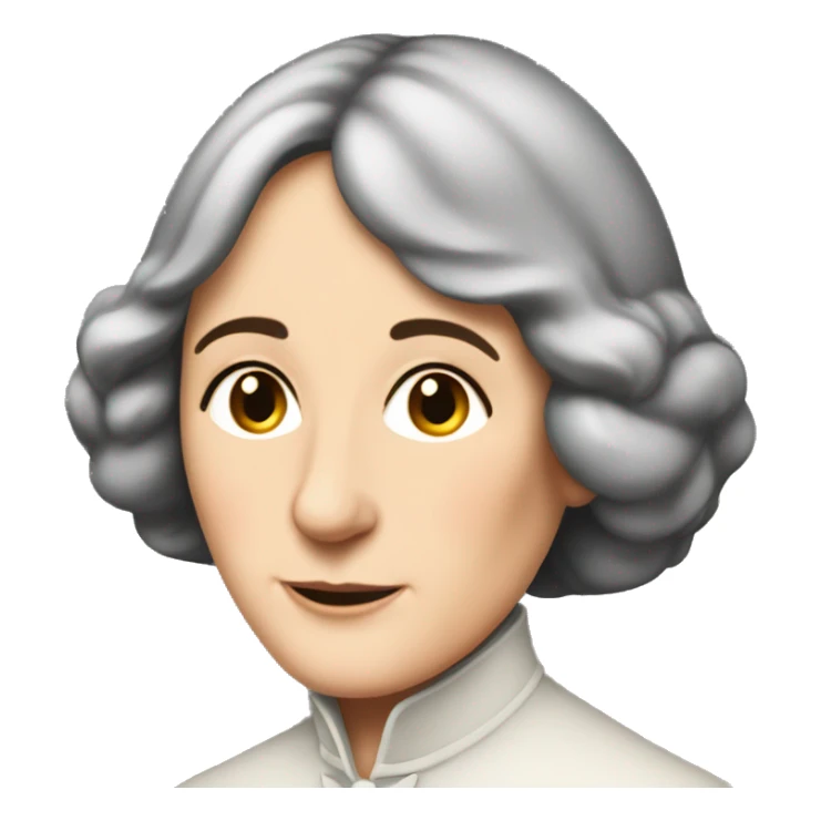George Eliot (real name Mary Ann Evans) british writer sticker