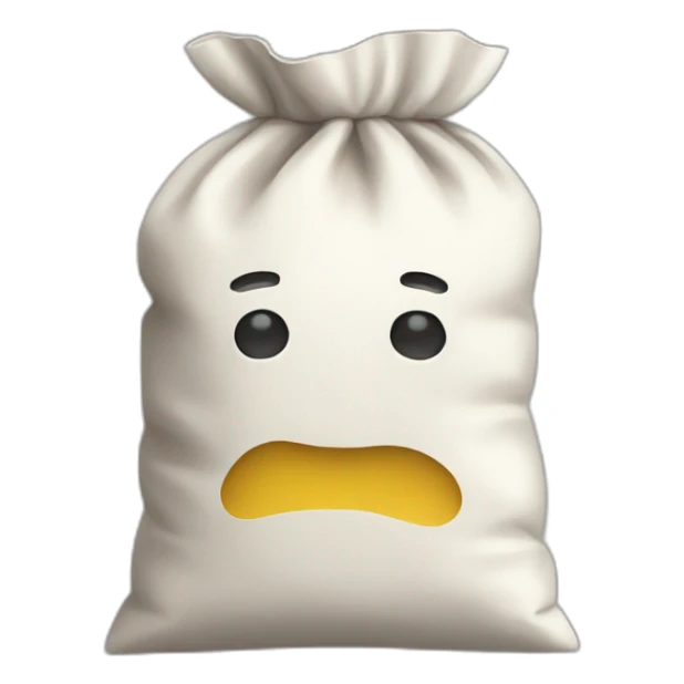 bag of powder sticker