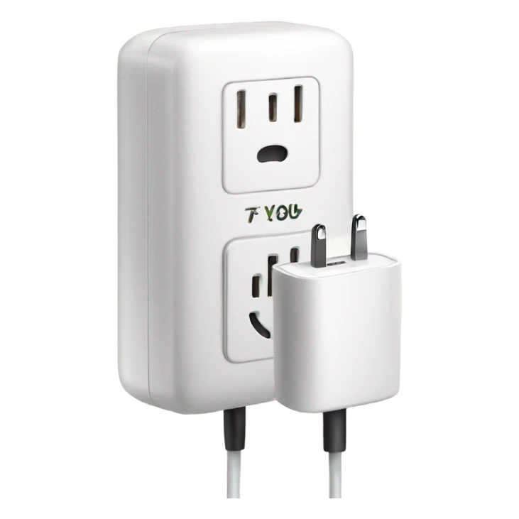  coffee and phone charger sticker