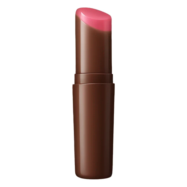 brown tube of lipgloss sticker