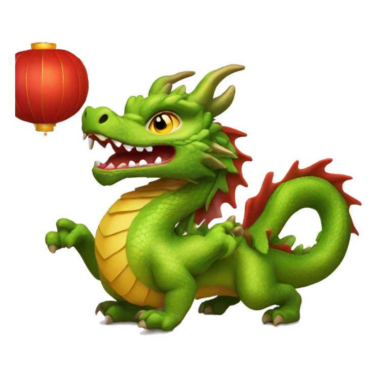  Put a dragon but it’s a Chinese new year sticker