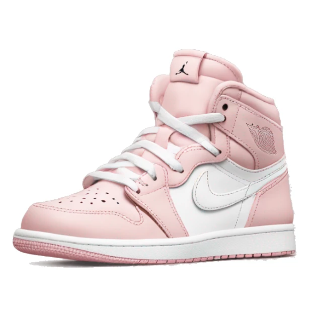 Baby pink and white Jordan 1 sticker