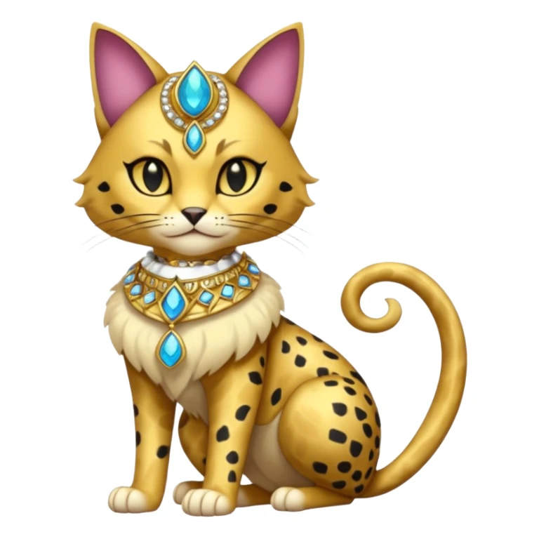 Persian-Liepard-Bastet-Delcatty-Pokémon-fusion sticker