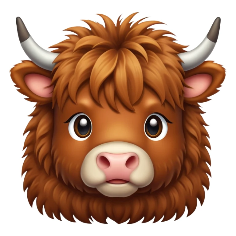Baby hyland cow  sticker