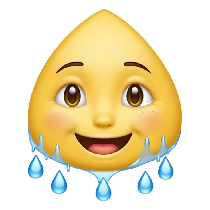 Tears of Joy emoji—iOS style. sticker