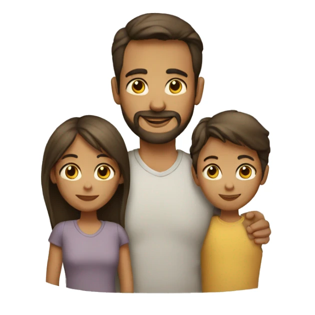 family 2 people sticker