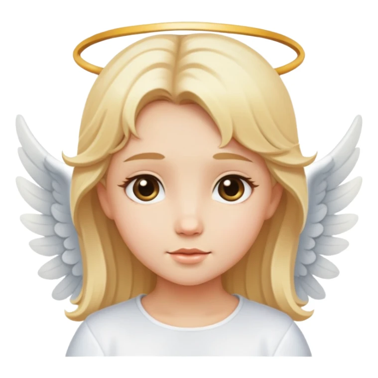 blonde hair cute angel  sticker