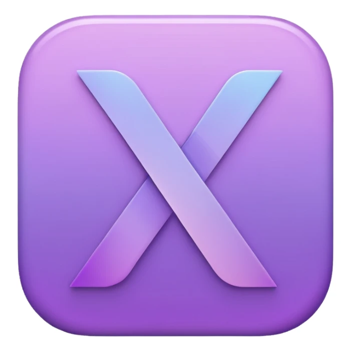 Netflix aesthetic "N" logo in pastel purples sticker