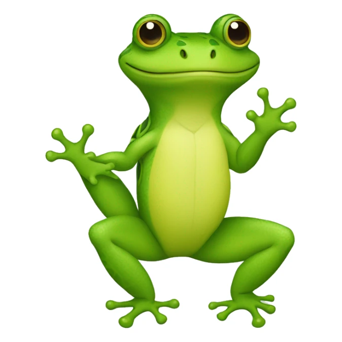 Une grenouille croisée avec un lézard sticker