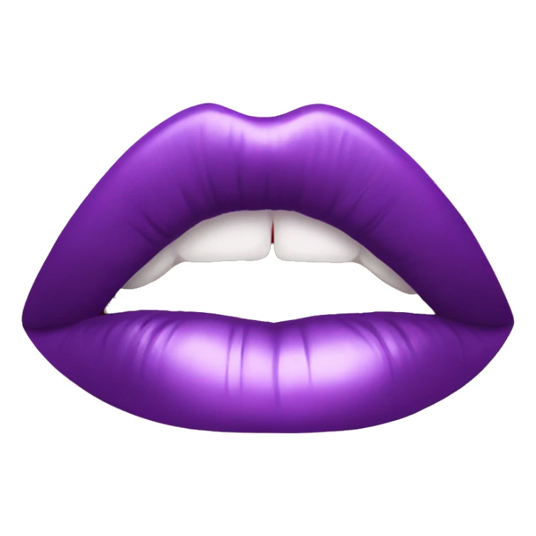 Purple lip oil aesthetic tube sticker