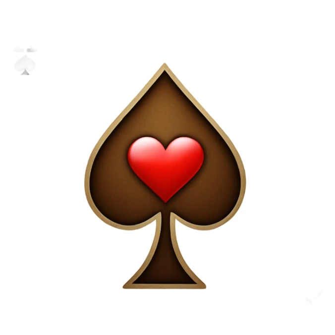 ace of spade symbol sticker