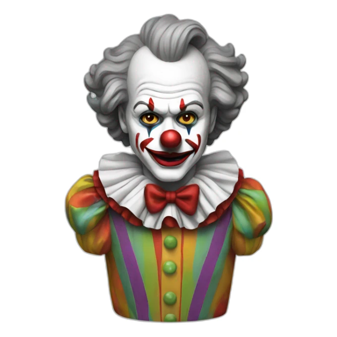 art the clown film sticker