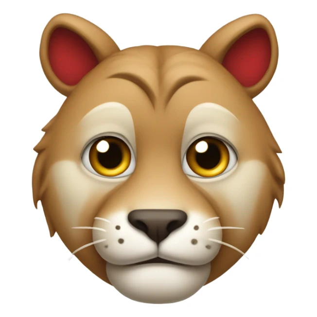 Sad University of Houston Cougar sticker