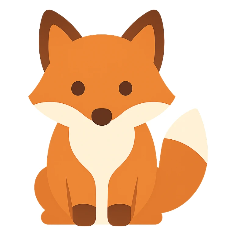 Fox sticker