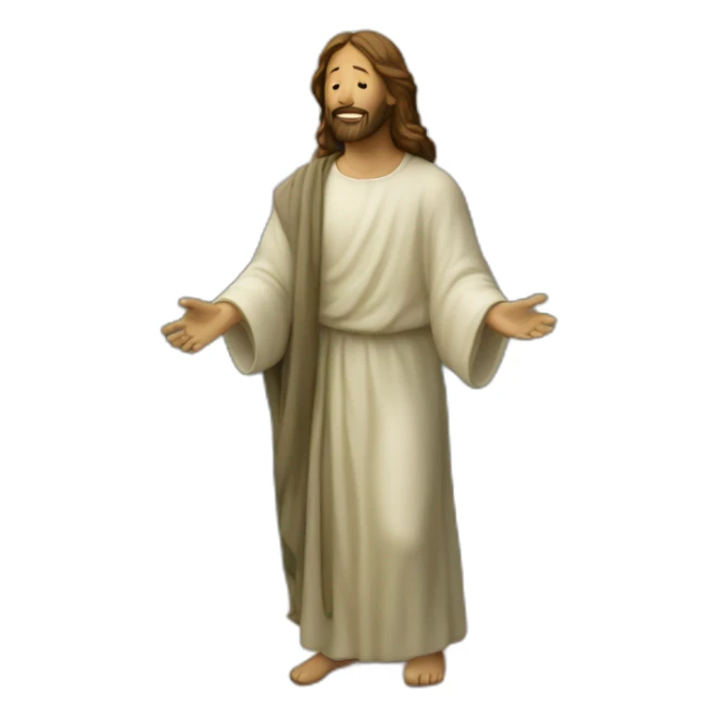 Jesus' prayer in the Garden of Gethsemane" sticker