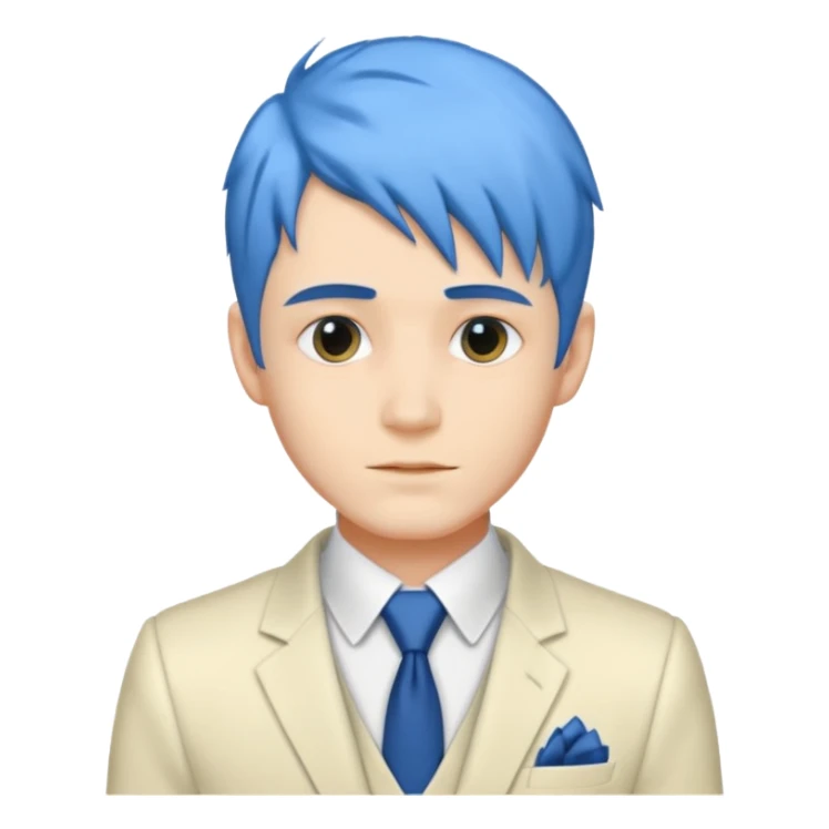 ethereal-pastel-transparent-translucent-gorgeous-spectral-dark-greyish-blue-whitish-gloomy-man-with-blue-hair-with-a-beautiful-creme-suit sticker