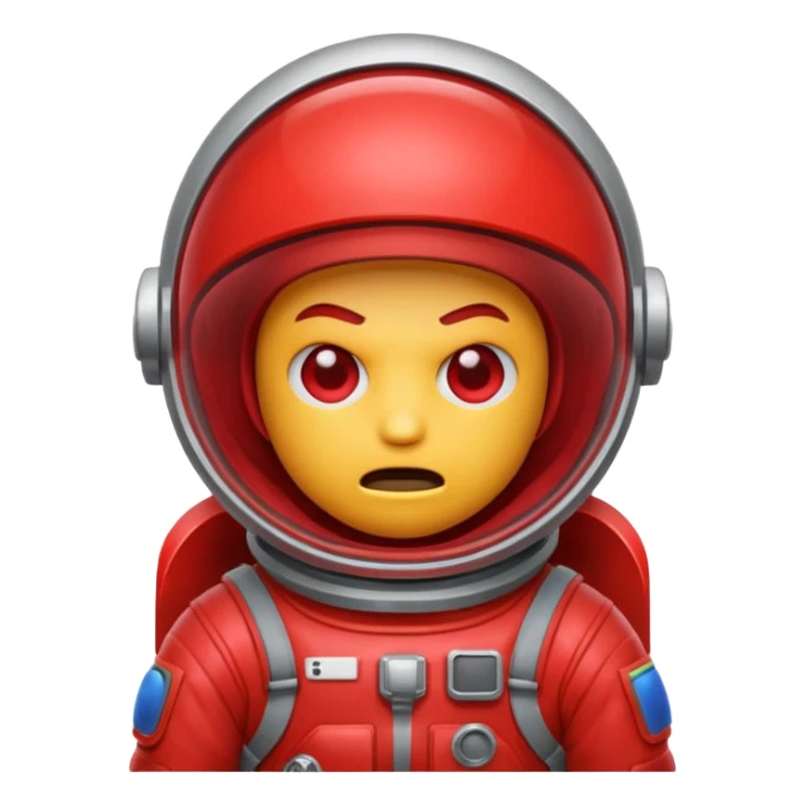 An emoji that is among us game related sticker