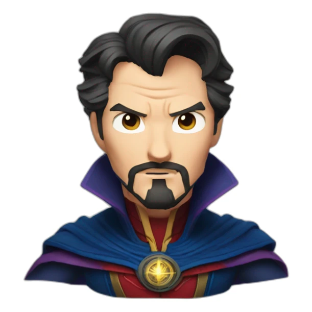  Doctor Strange marvel face emoji sticker