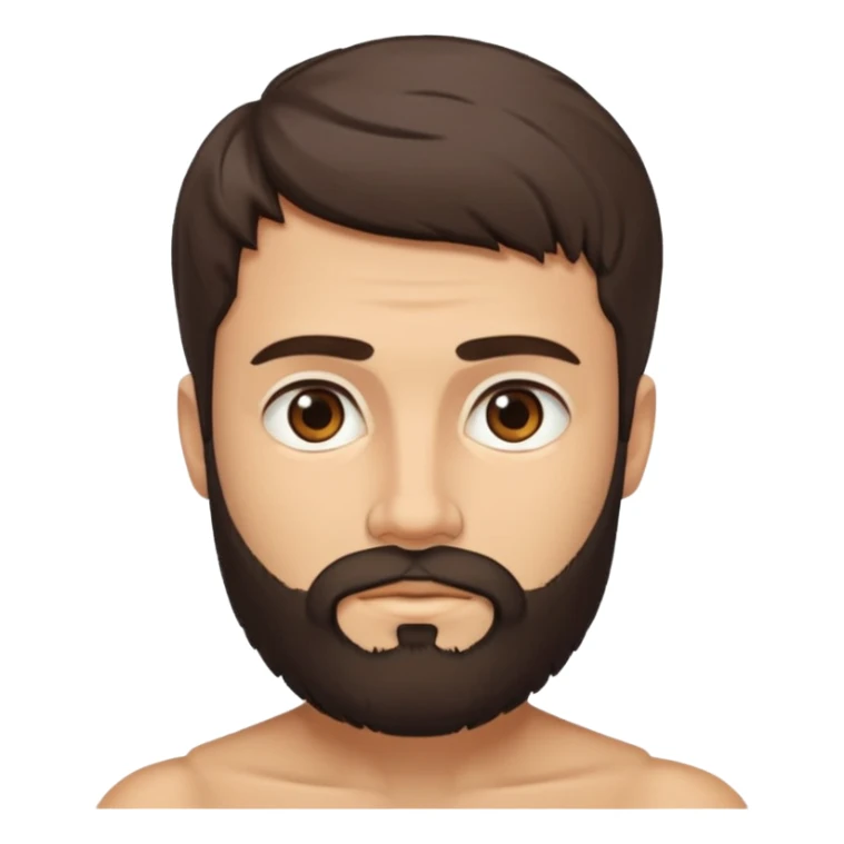 white ancient greek young man with beard sticker