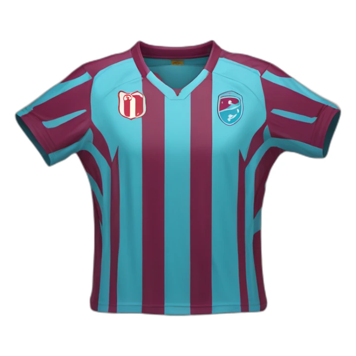 Trabzonspor stryped football jersey sticker
