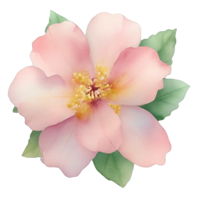 Watercolor floral feminine  sticker