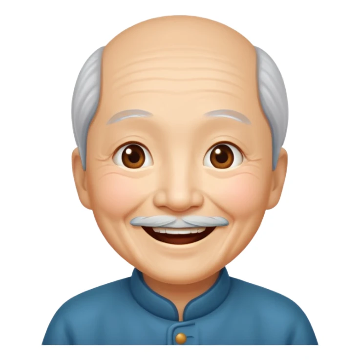 old chinese showing Joy - feeling of great happiness and pleasure sticker