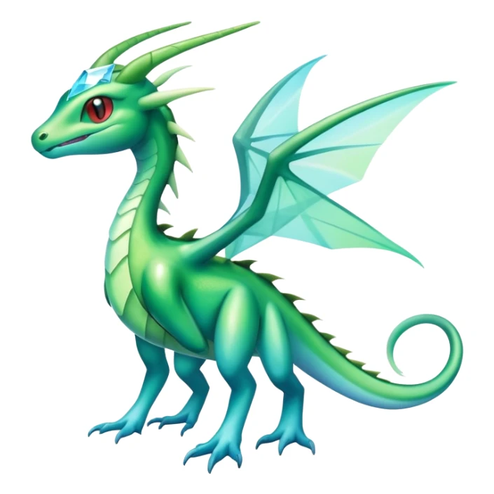 Shiny Exotic Flygon-Aurorus-Amaura-Hybrid-Creature sticker
