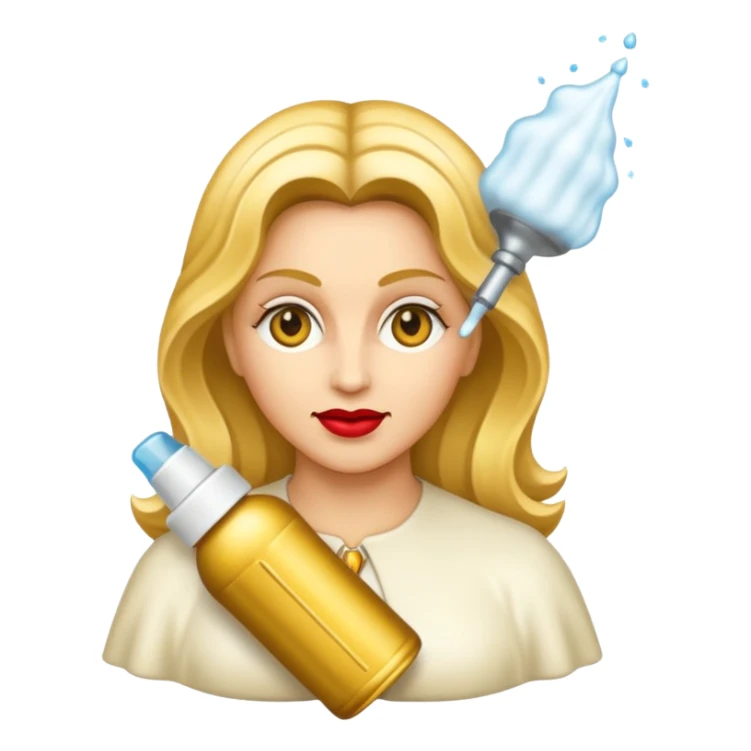 emoji della madonna con una bomboletta spary
 sticker