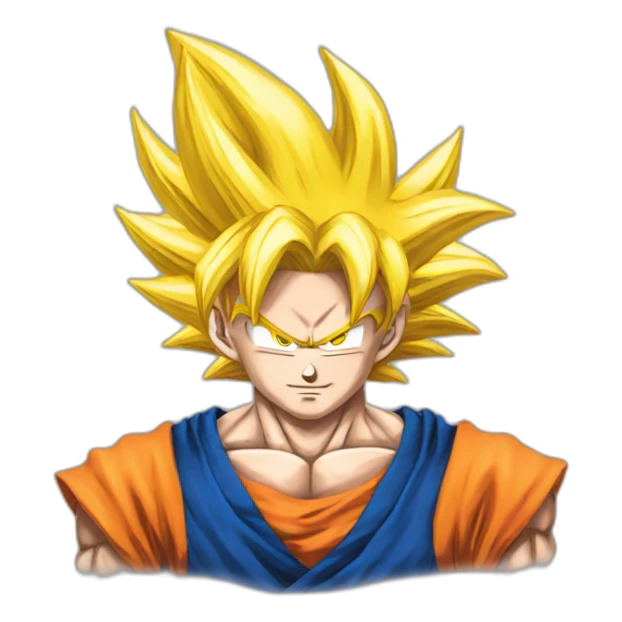 Songoku super sayen sticker