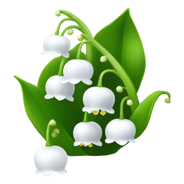 Lily of the valley sticker