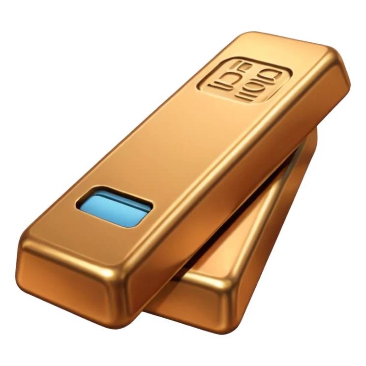 bronze bullion no symbol sticker