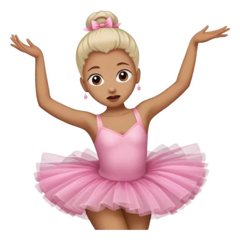 Create an emoji that is rolling his eyes mixed with throwing up and at dance 🩰 sticker