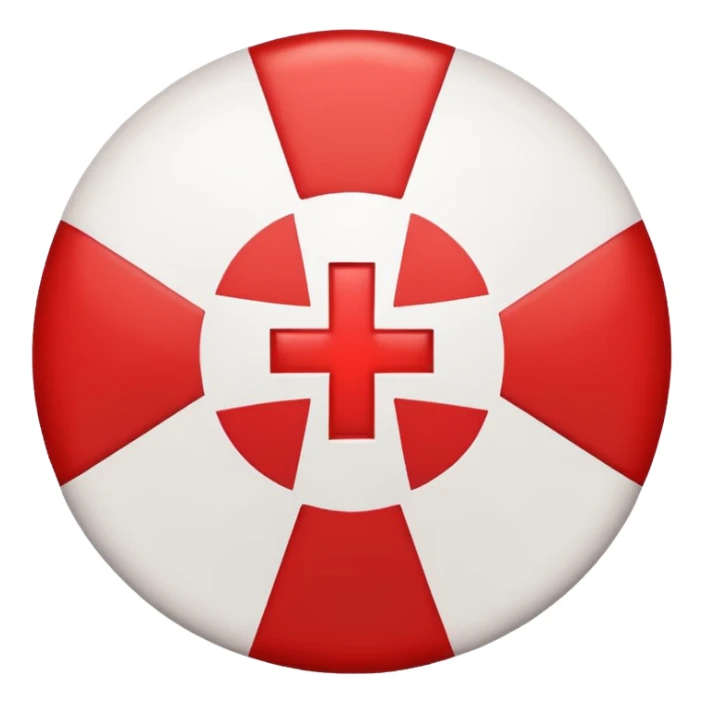 🛡️ Protección con la cruz roja en el medio  sticker