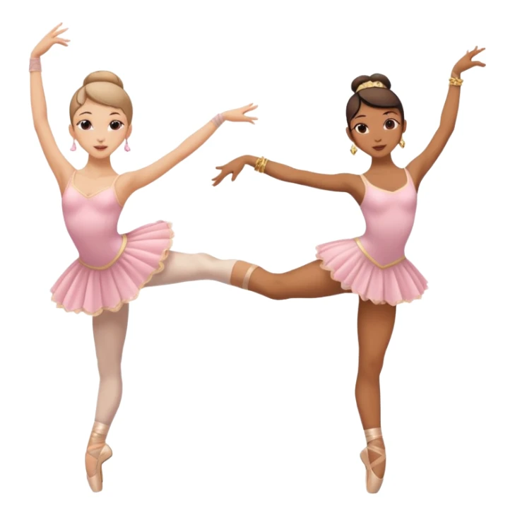 Ballerina (arabesque), street dancer. sticker