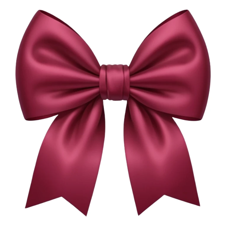 A beautiful bow but in burgundy  sticker