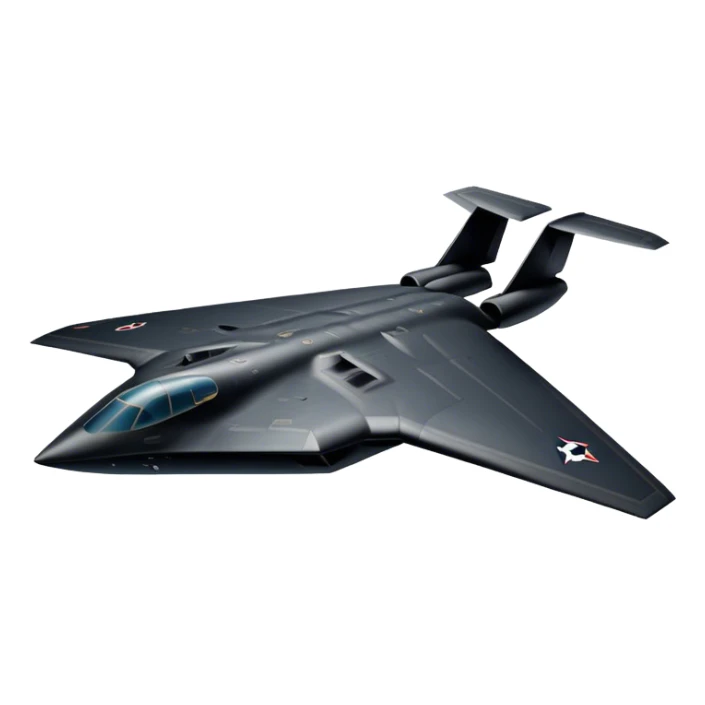 B-2 Spirit bomber - Northrop B-2 (Model Year: 2021) (Iconic colour: Stealth black) sticker