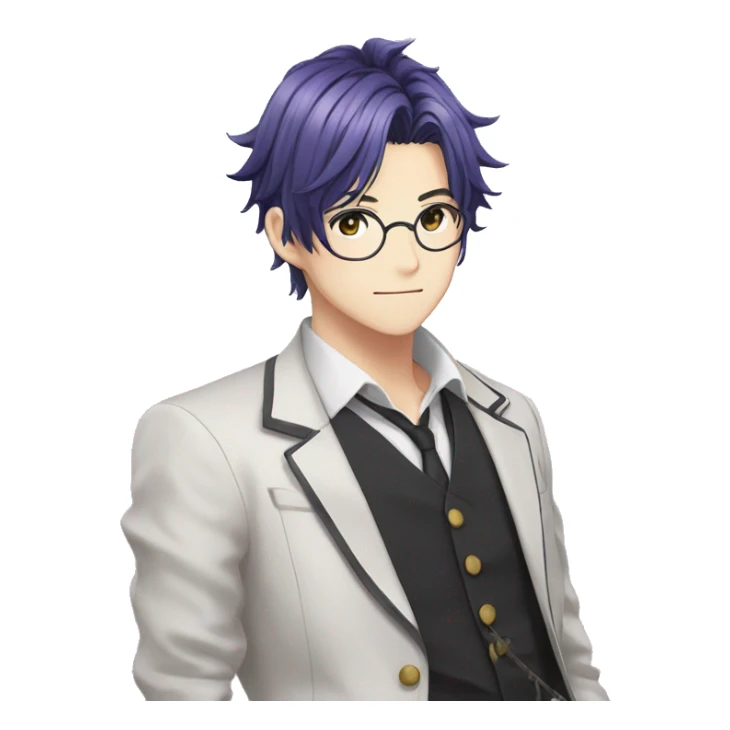 doppo kannonzaka from hypnosis mic emoji sticker